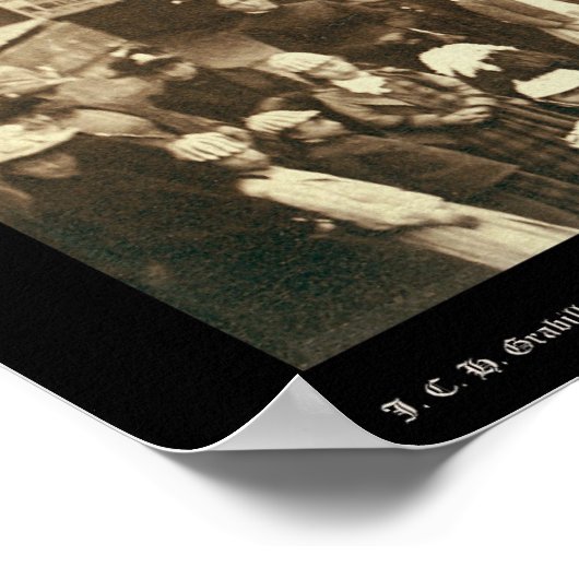 Deadwood Grand Lodge IOOF Street Parade SD 1890 Poster (Ecke)