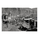 DEADWOOD, S Dakota - Wild West Mining Town 1876 Fotodruck (Vorne)