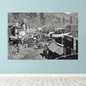 DEADWOOD, S Dakota - Wild West Mining Town 1876 Leinwanddruck (Insitu (Holzboden))