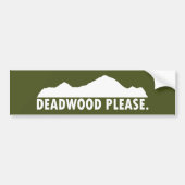 Deadwood South Dakota Bitte Autoaufkleber (Vorne)