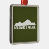 Deadwood South Dakota Bitte Ornament Aus Metall (Rechts)