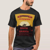 Deadwood South Dakota Cowboy T-Shirt (Vorderseite)