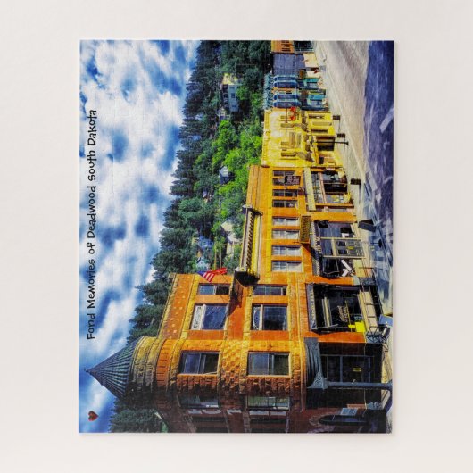 Deadwood South Dakota Jigsaw Puzzle (Vertikal)