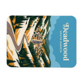 Deadwood South Dakota Magnet (Horizontal)