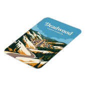 Deadwood South Dakota Magnet (Linke Seite)