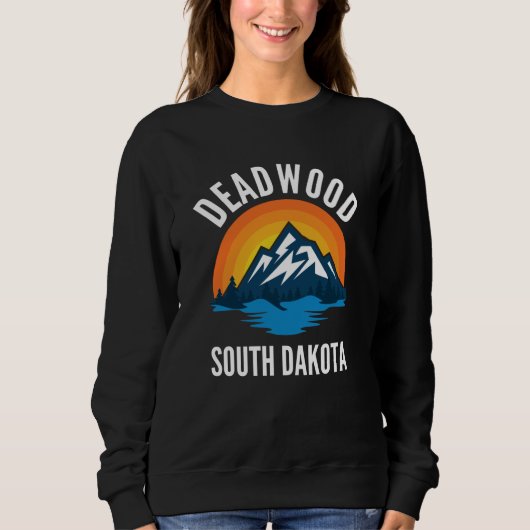 Deadwood South Dakota Mountain Sweatshirt (Vorderseite)