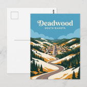 Deadwood South Dakota Postkarte (Vorne/Hinten)