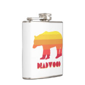 Deadwood South Dakota Rainbow Bear Flachmann (Rechts)