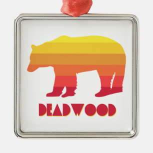 Deadwood South Dakota Regenbogenbär Ornament Aus Metall