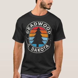 Deadwood South Dakota SD Vintag Graphic Retro 70er T-Shirt