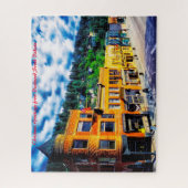 Deadwood South Dakota. Weihnachtsgrüße Puzzle (Vertikal)