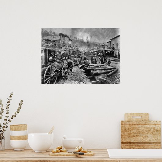 DEADWOOD SÜDDAKOTA 1876 POSTER (Küche)