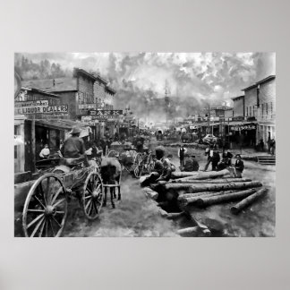 DEADWOOD SÜDDAKOTA um 1876 Poster