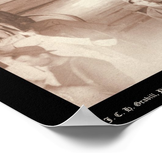 Deadwood Terra Gold Briefmarke Mill SD 1888 Poster (Ecke)