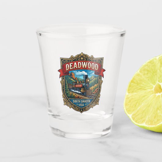 Deadwood USA Schnapsglas (Vorderseite)