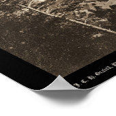 Deadwood View from Forest Hill SD 1888 Poster (Ecke)