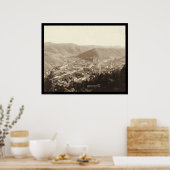 Deadwood View from Forest Hill SD 1888 Poster (Küche)