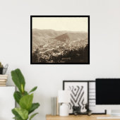 Deadwood View from Forest Hill SD 1888 Poster (Heimbüro)
