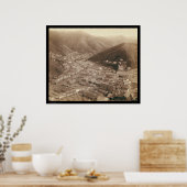 Deadwood View from Mt. Moriah SD 1888 Poster (Küche)