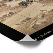 Deadwood View von McGovern Hill SD 1888 Poster (Ecke)