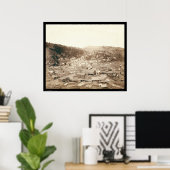 Deadwood View von McGovern Hill SD 1888 Poster (Heimbüro)