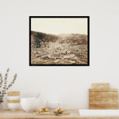 Deadwood View von McGovern Hill SD 1888 Poster (Küche)