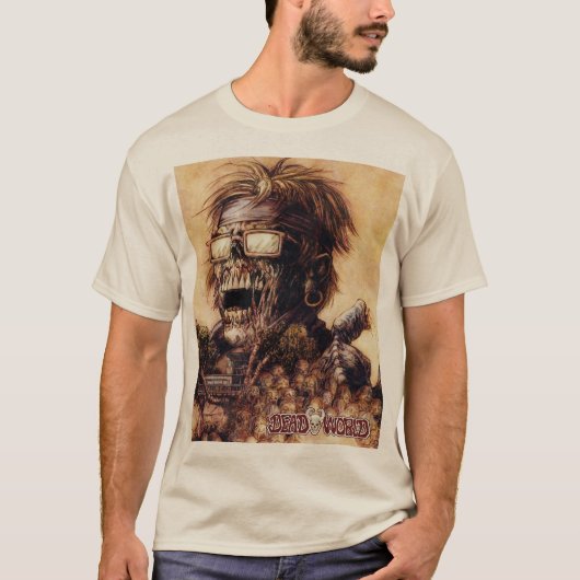 Deadworld Requiem Zombie Classic Design T - Shirt (Vorderseite)