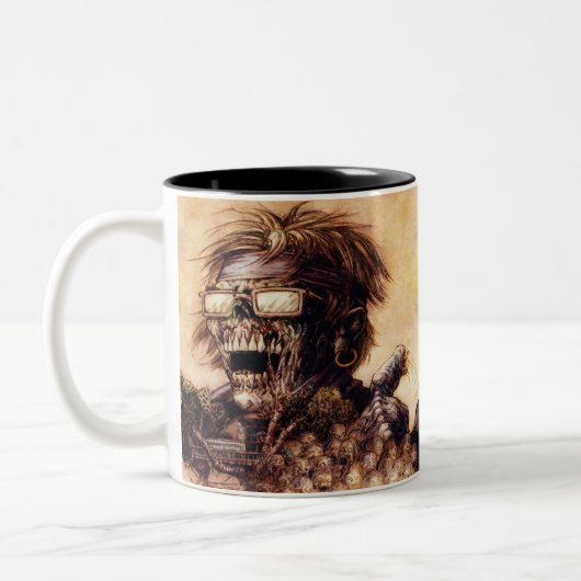 Deadworld Requiem Zombie Kaffee Tasse (Links)
