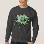 ‘DeADy’ Funny Halloween Zombie Vater Pun Sweatshirt (Vorderseite)