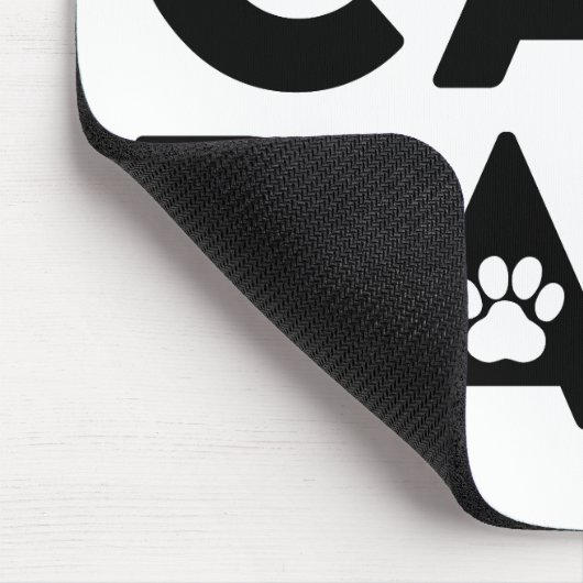 Deaf Cat Vater Mousepad (Ecke)