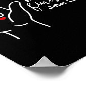 Deaf Christlich Faith Oaster asign Language I Poster (Ecke)
