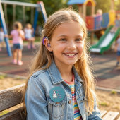 Deaf Daisy Cat Hearing Loss Awareness Personalized Button