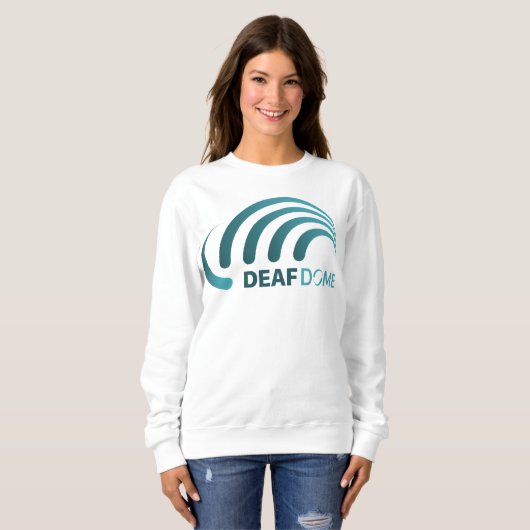 Deaf Dome Sweshirt in aquamarin Sweatshirt (Vorne ganz)
