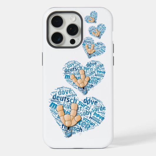 Deaf-Hand iPhone Hülle (Rückseite)