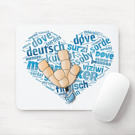Deaf-Hand Mousepad (Mit Mouse)