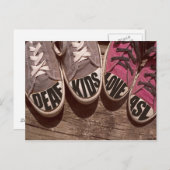 Deaf Kids Liebe ASL Postkarte (Vorne/Hinten)