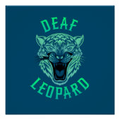 Deaf Leopard Poster (Vorderseite)