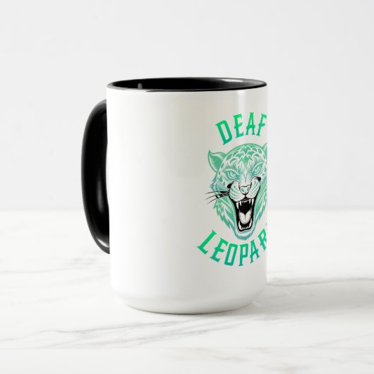 Deaf Leopard Tasse (Vorderseite Links)