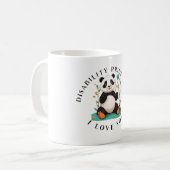 "Deaf & Mit Behinderung Stolz T - Shirt | Sign Lan Kaffeetasse (Vorderseite Links)