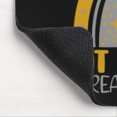 Deaf Not Rude Rainbow Deaf Awareness Asl Sign Lang Mousepad (Ecke)