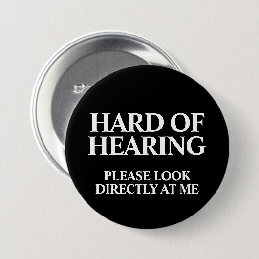 Deaf or Hard of Hearing Button (Vorne & Hinten)