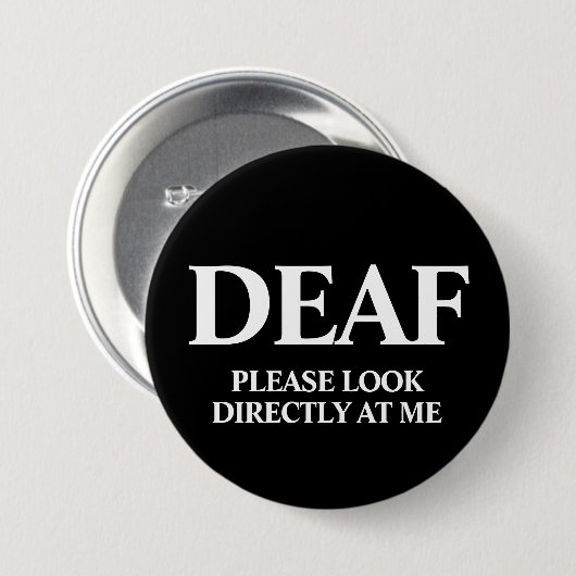 Deaf or Hard of Hearing Button (Vorne & Hinten)