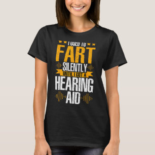 Deaf Pride ASL Furz still bis ich eine Anhörung Go T-Shirt