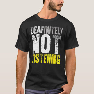 Deaf Pride ASL Gebärdensprache ist definitiv keine T-Shirt