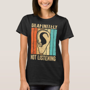 Deaf Pride ASL Gebärdensprache ist definitiv keine T-Shirt