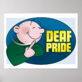 Deaf Pride Poster (Vorne)