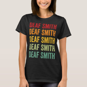 Deaf Smith Landkreis Texas Rainbow Text Design T-Shirt