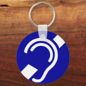 Deaf Symbol Schlüsselanhänger (Vorderseite)