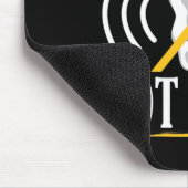 Deaf und nicht Dumb Asl Deaf signieren Sprachtaub Mousepad (Ecke)