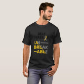 Deaf Warrior Taube Awareness T-Shirt (Vorne ganz)
